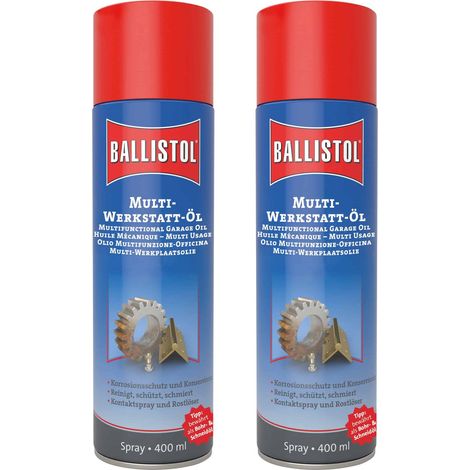 Spray huile multi-usages BALISTOL, 400 ml, lot de 2