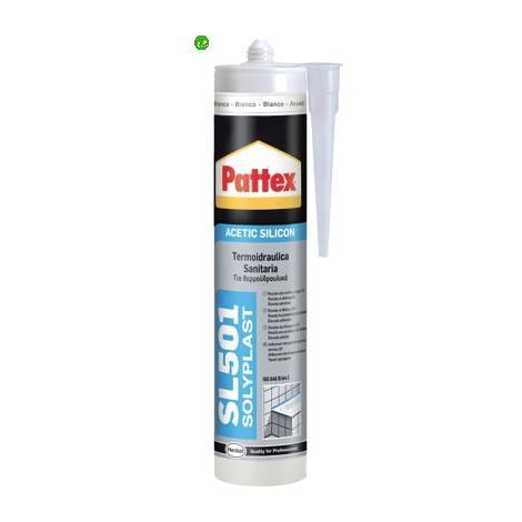 Silicone acetico Pattex sl501 termoidraulica trasparente ml.300