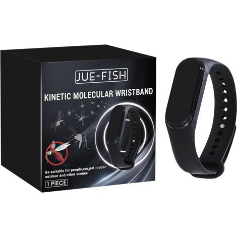 Montre anti-moustiques portable, pour camping et plein air, avec fonction de protection contre les moustiques en silicone (1/5)