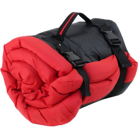Haustiermatratze, weiche Matte, stilvolles rechteckiges Bett für Zuhause und Camping, Haustierzubehör, faltbares und wasserdichtes Hundesofa/Matte, Hundehütte, Hundelaufstall, 9060 cm, rot.