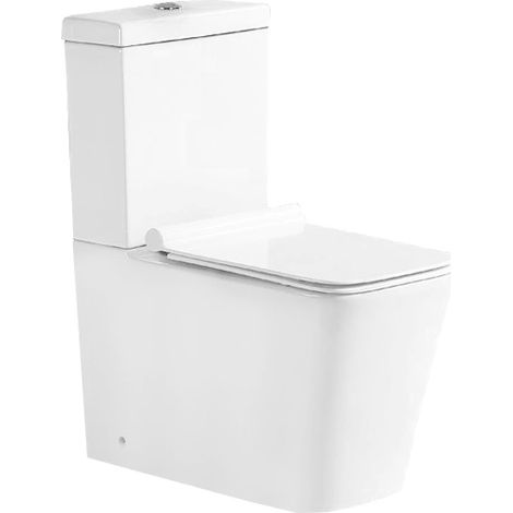 Mexen Cube toilettes compactes avec siège à fermeture lente, Blanc - 31014000 (1/2)