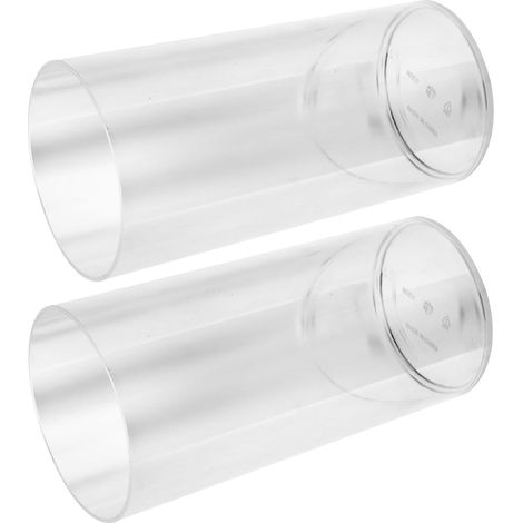 Cylindriques Décoration Intérieure Moderne pour Fleurs Séchées en Pet Lot de 2 Résistant aux Chutes, Design Simple et Élégant pour Salon ou Chambre (1/5)