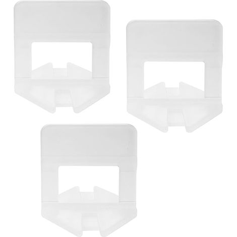 Lntyq 100 Pièces 1,5mm Pour largeur de jointure de de Nivellement pour Carrelage Croisillon Carrelage Autonivelant Kit de Niveleur Carrelage pour le Bricolage et les Professionnels