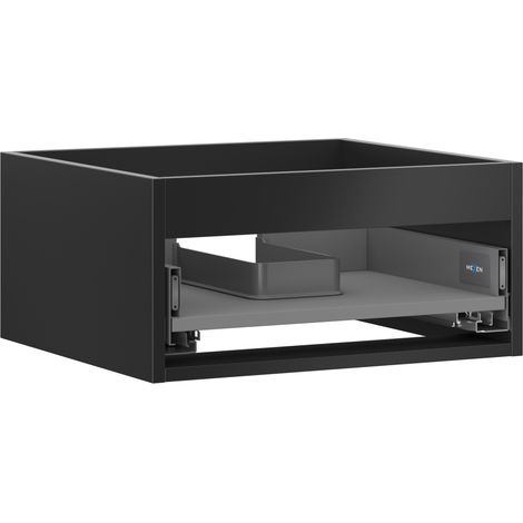 Mexen Box-A corpo dell'armadietto sotto-lavabo 50 cm, 1 cassetto, nero opaco - 91AX0-0500-235-1-71 (1/4)