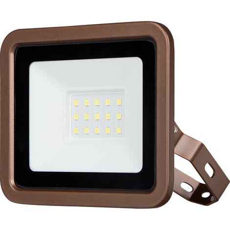 Projecteur LED REV Eco+, 10W, 6500K, 800lm, blanc froid, IP65, bronze