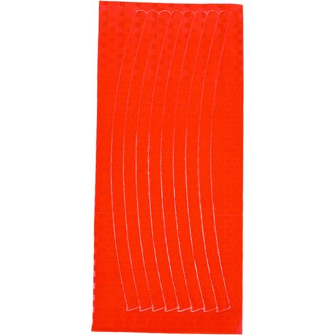 Lot de 60 Autocollants réflecteurs pour jantes de vélo 26/27,5/28/29 pouces avec œillets de chat films adhésifs bord de jante sécurité route (1/5)