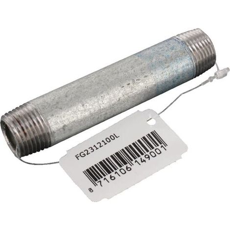Racor p.tubos galv. 1/2"x100mm UNIVERSAL FG2312100L