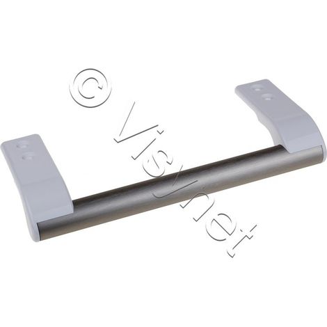 Whirlpool - poignee de porte refrigerateur -gw/alu h=233mm - (1/2)