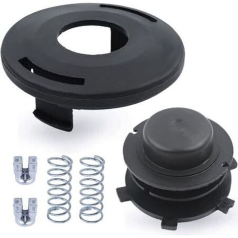 Couvercle De Bobine - Tete De Coupe Autocut 25-2 - Compatible Stihl Fs44 Fs80 Fs85 Fs100 Fs110 Fs120 Fs130 Fs200 Km55 Km85 Km90 Km110 Km130 - Kit 6 Pièces (1/4)
