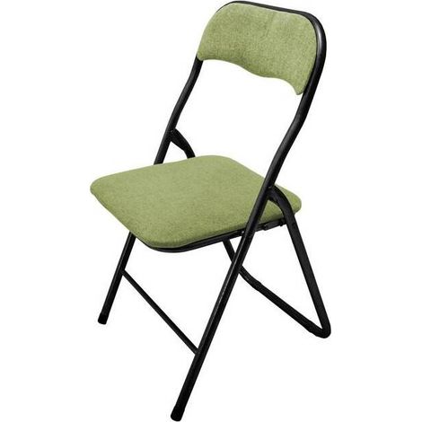 6 x SEDIA PIEGHEVOLE POLO TESSUTO VERDE 9