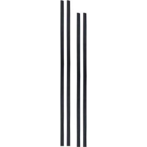 Lot De 4 Pare-chocs De Profil De Porte Tuning Noir 88cm 68cm