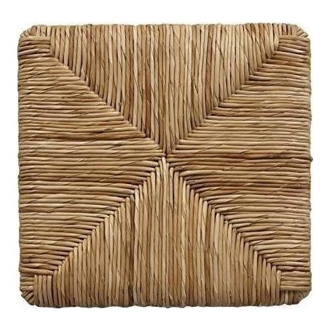 Asiento de repuesto cuadrado de paglia intrecciata 37x37