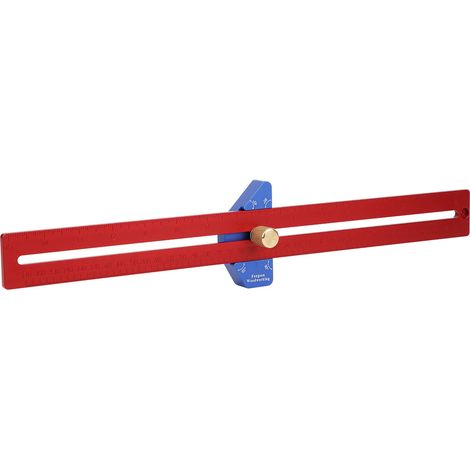 YX400 Holzbearbeitungslineal aus Aluminiumlegierung, Messwerkzeug für Heimwerker und Schreiner (1/5)
