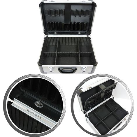 Valise à outils en aluminium - grande capacité - vide - FAMEX 702-L