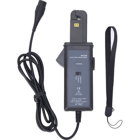 Pince ampèremétrique de mesure de courant de fuite ETCR007AD, 0mA-60A AC/DC, détecteur de testeur d'intensité, instrument de diagnostic électrique (1/4)