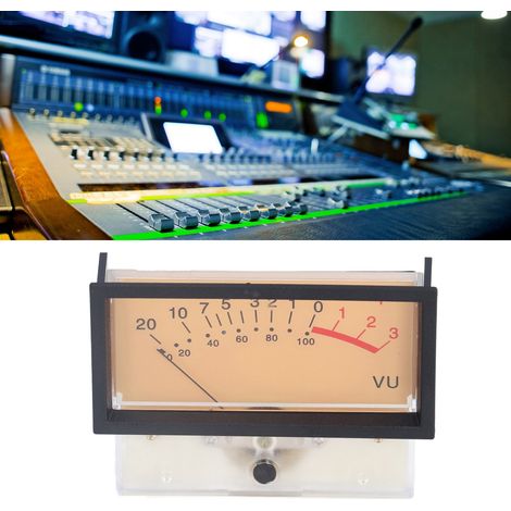 Vumètre audio 20 mA, tête de vumètre pour amplificateur à tube DB avec rétroéclairage LED, indicateur de niveau VU (1/5)