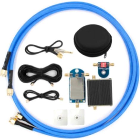 Antenne cadre magnétique large bande 50 kHz-500 MHz, gain de 17 dB, pour récepteur radio HF, AM, FM, VHF, UHF et SDR. (1/5)