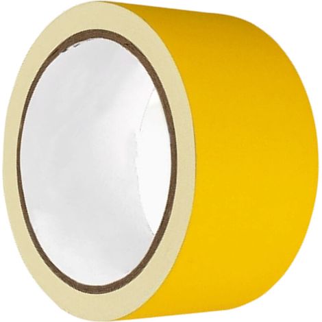 Nastro adesivo telato opaco da 50 mm x 10 m, per attrezzature - Giallo (1/2)