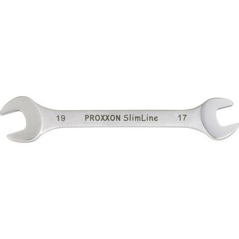 PROXXON Doppelmaulschlüssel 24x27 mm Serie SlimLine Oberfläche verchromt (1/3)