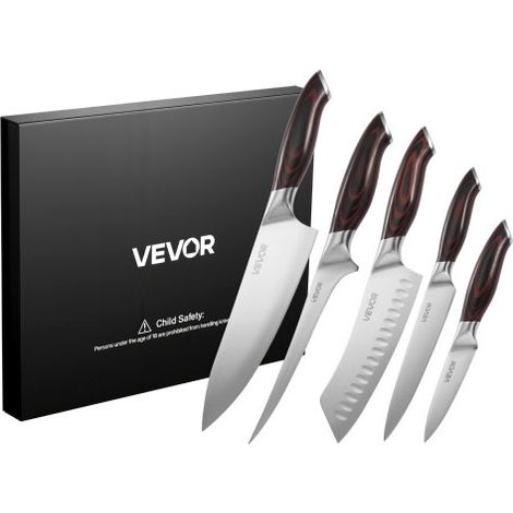 Set Couteaux Cuisine 5PCs Ensemble de Couteaux de Cuisine en (1/5)