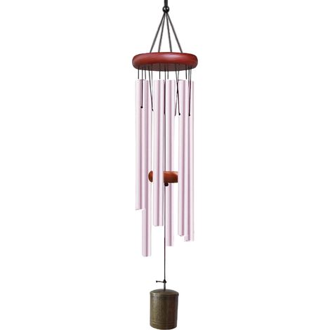 Carillon À Vent Aluminium pour Extérieur 66 Cm - Tube Aluminium Décoration (1/5)