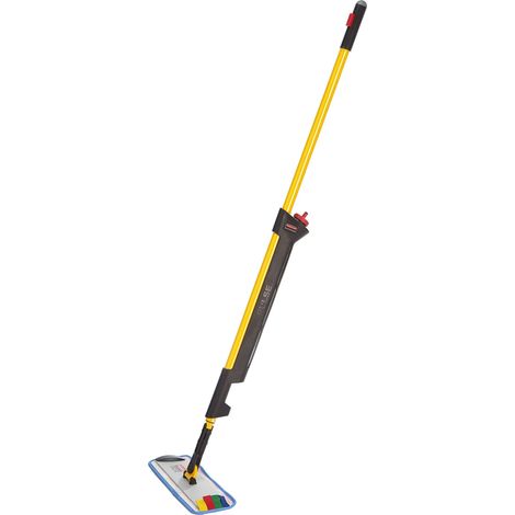 Rubbermaid Commercial Products Kit Mocio a Lato Unico, Modello Pulse, con 2 Moci, Giallo (1/4)