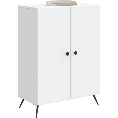 Sideboard/Anrichte/Buffet Weiß 66 x 34,5 x 90 cm Holzwerkstoff LXWW273811 (1/5)