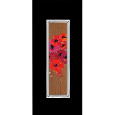 Premier Housewares Poppies Rectangular Framed Wall Art