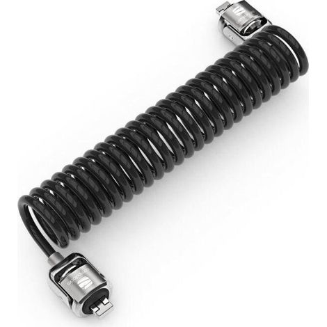 Serradura con llave a cable Compulocks acero galvanizado 25x20 cm (1/4)