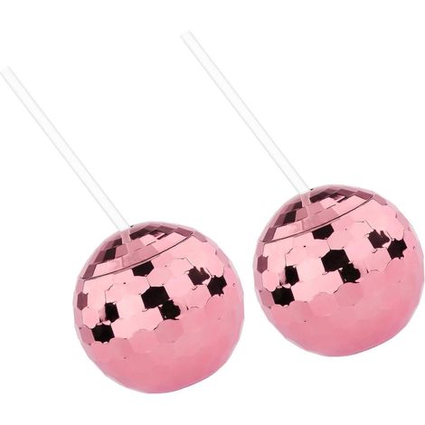 Stylish and Elegant 20 Ounce Disco Ball Cup Cocktail Set