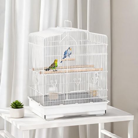 Cage pour oiseaux bianco en acciaio PS 46,5 x 36 x 59 cm (1/5)
