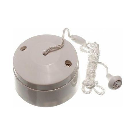 One Stop DIY Lot de 3 interrupteurs à cordon pour plafonnier 5 A