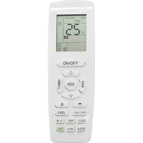 TéLéCommande de Climatiseur YAP1F pour TéLéCommande de Remplacement de Fonction de Chauffage et de Refroidissement à la Maison GREE YAP1F
