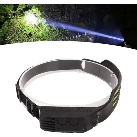 Lampe frontale COB à faisceau large super lumineuse lampe frontale rechargeable légère avec capteur de mouvement pour la pêche en plein air,DUBUNS (1/5)