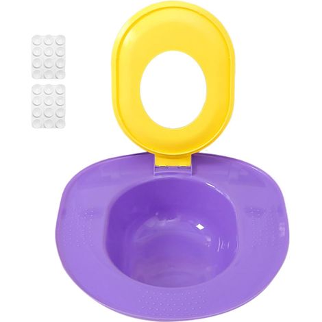 Bac à litière portable réutilisable en PP, design amovible, pour dressage chatons maison voyages