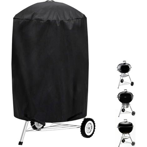Housse de barbecue d'extérieur, imperméable et résistante aux UV, compatible avec Weber, Holland, Jennair, etc. (71 x 71 x 65 cm) (1/5)