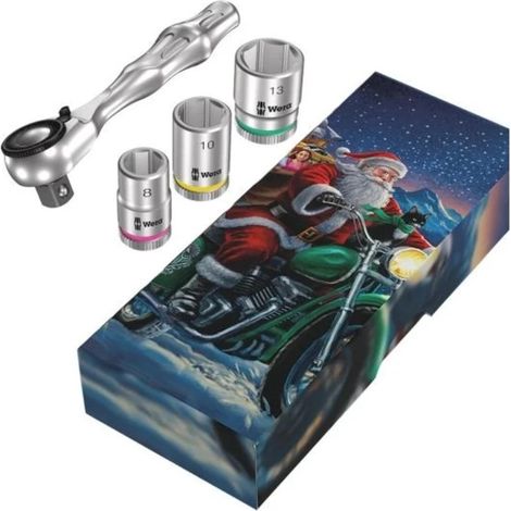 Wera 05340005001 Zyklop Mini 3 Christmas Set 2026- 4 Pieces