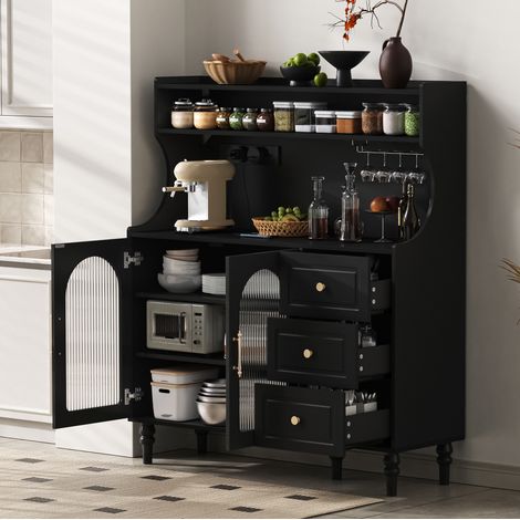 mobile credenza 120x40x138 con cassetti prese USB OKMYHOME (1/5)