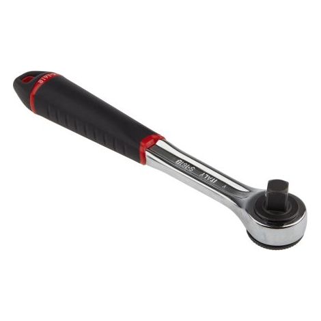 Facom – Cliquet carré 1/2" – Longueur 250 mm – Acier chrome vanadium – Finition chrome – Coffret cliquet et douilles (1/7)