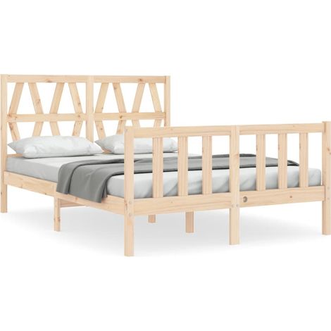 Maison Exclusive - Giroletto senza Materasso 140x200 cm in Legno Massello di Pino (1/5)