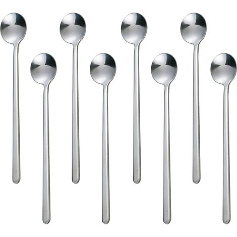 Cuillère À Soupe - Acier Inoxydable 18/10 - Finition Miroir - Pour Maison Cuisine Restaurant - Lot De 8 (1/5)