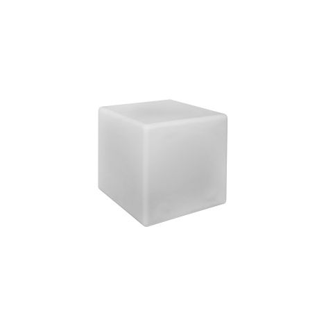 Lampada esterna da giardino Nowodvorski Cumulus Cube M bianca
