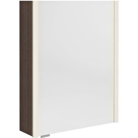 ALIX Armoire à miroir avec éclairage LED 56x70x17,5cm, gauche/droite, Pine Rustik (1/2)