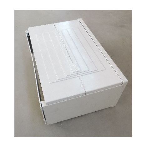 Socle à enterrer hauteur 500mm polycarbonate 750x300mm pour armoire industrielle série BOURGOGNE