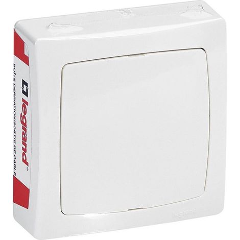 Boîte de dérivation saillie blanche – Indice de protection IP55 – Sortie de câble pour installations électriques – (1/5)