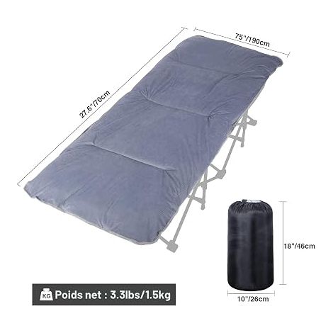 Matelas de lit de Camping Coton Matelas de Camping Matelas Simple (1/4)