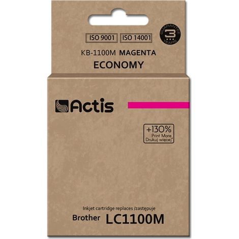 Actis KB-1100M ink (replacement for Brother LC1100M/LC980M Standard 19 ml magenta)
