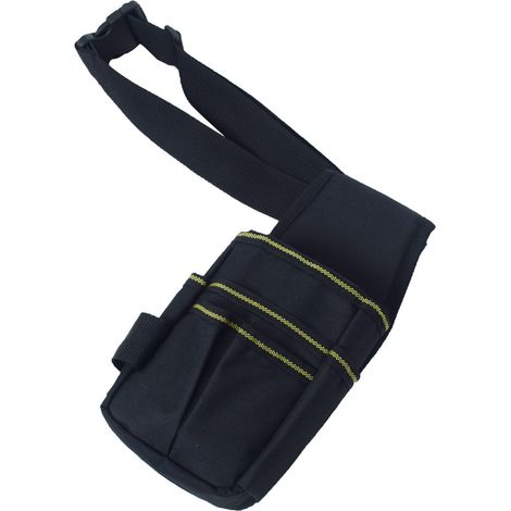 Sac banane pour outils de jardin, sac banane multifonctionnel portable pour outils de jardin, ceinture, tablier avec bretelles réglables, organisateur d'outils de jardin, en bois (1/5)