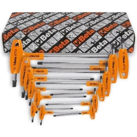 Beta 97TTX/S11 Jeu de clés mâles Torx avec poignée 11 pcs. (1/3)