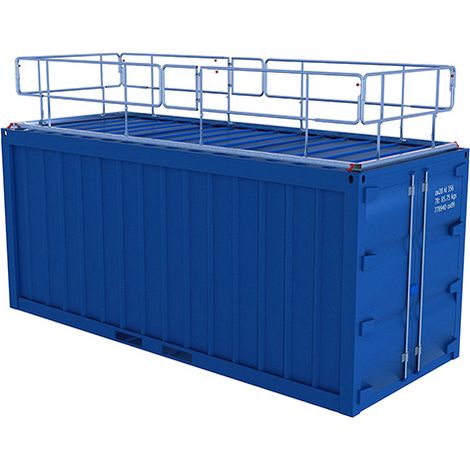 Geländer für 10-Fuß-Container – 2870 x 2200 mm - MOD-DRY10